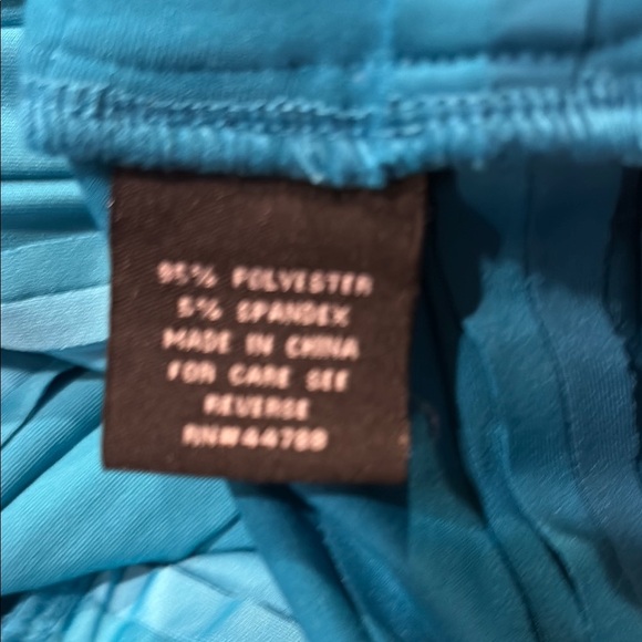 Colleen Lopez My favorite things  Elegant Blue Dress size large - Picture 5 of 6